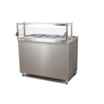 Baño María autoservicio Eléctrico 110cm 3 Contenedores 1/1 GN Oppici - A Pedido