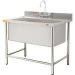 Lavafondo Coloso 1 Taza Acero Inox 304 - Línea Europea
