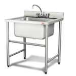 Lavafondos 1 Taza Acero Inox 304 - Línea Europea
