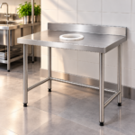 Oppici md090mjc a mesa de desconche de acero inoxidable