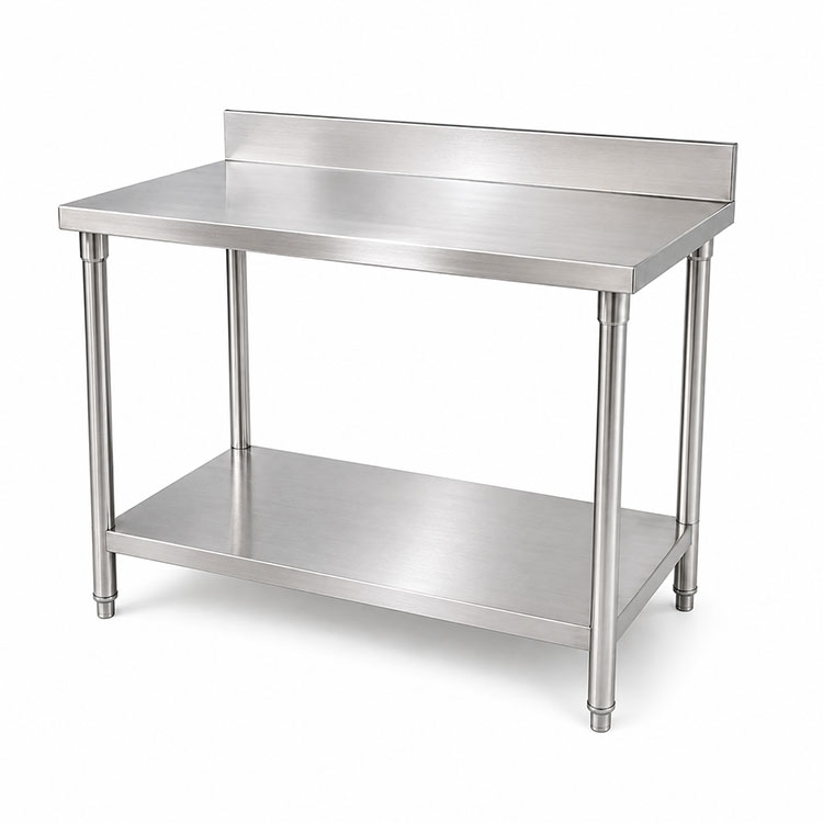 MT120MKB 2026 - 750 Mesón De Trabajo Mural 80cm. Inox. - Línea Rímini - Imagen 1