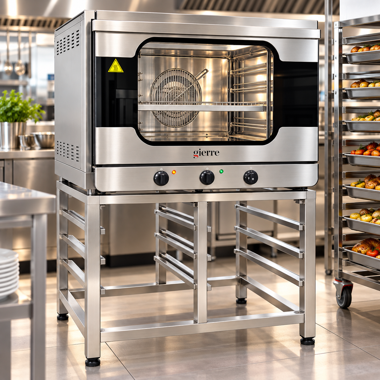 HC004SOE Horno profesional en cocina industrial Horno Convector 4 Bandejas - Italiano - Imagen 1