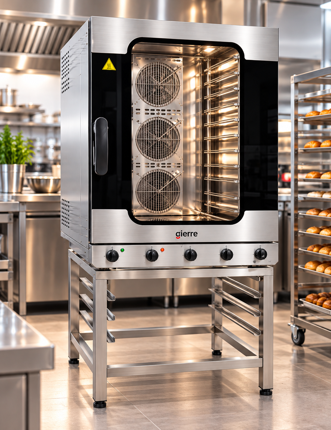 HC106SOE Horno profesional en panadería industrial Horno Convector 10 Bandejas Eléctrico - Italiano - Imagen 1